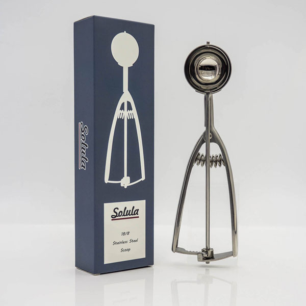 Cookie Scoop 2-1/4 Inch Stainless Steel 18/8 Ice Cream